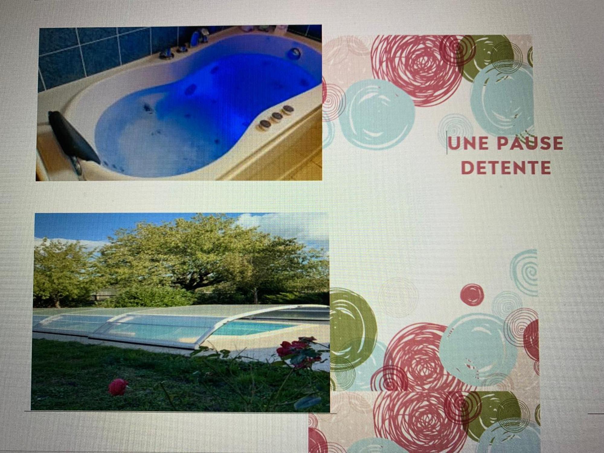 Gite 3 Etoiles Les Gourlines Avec Balneo, Veranda, Piscine Et Garage Avermes Exteriör bild